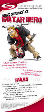Guitar Hero Promotional Banner